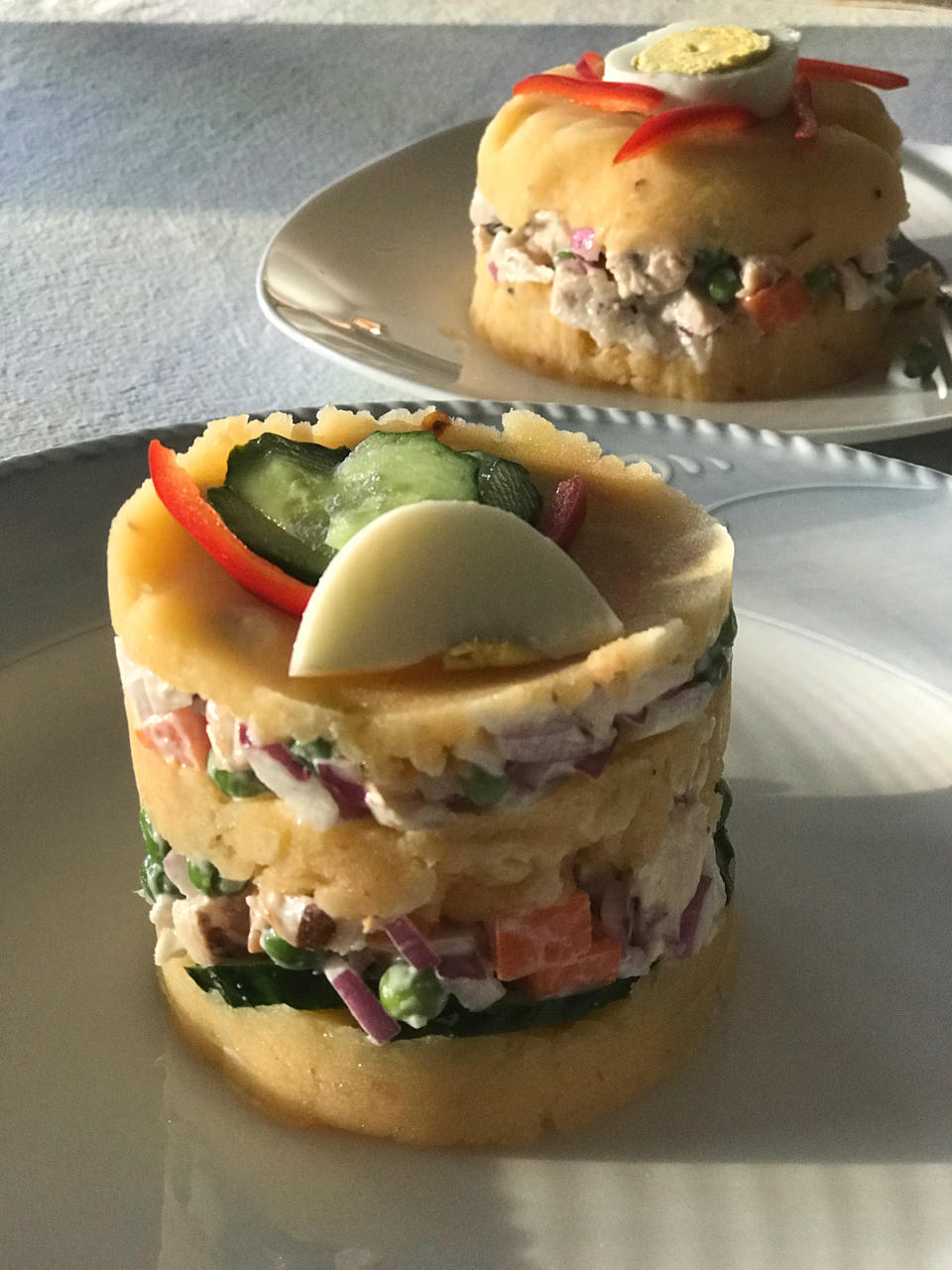 低碳低脂的秘鲁土豆鸡肉沙拉🥗清爽又美味