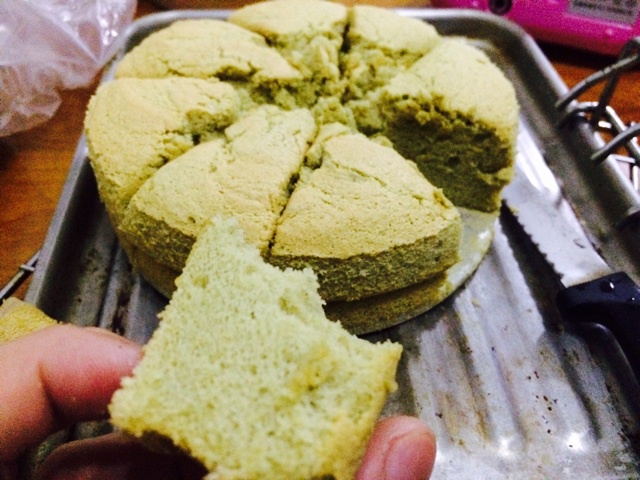 抹茶戚风蛋糕