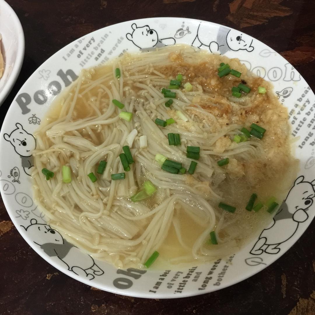 蒜蓉蒸金针菇