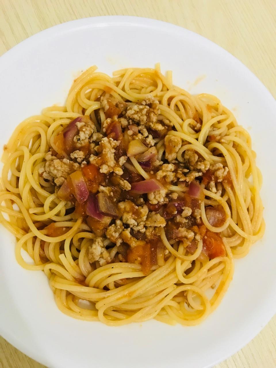 番茄肉酱意大利面