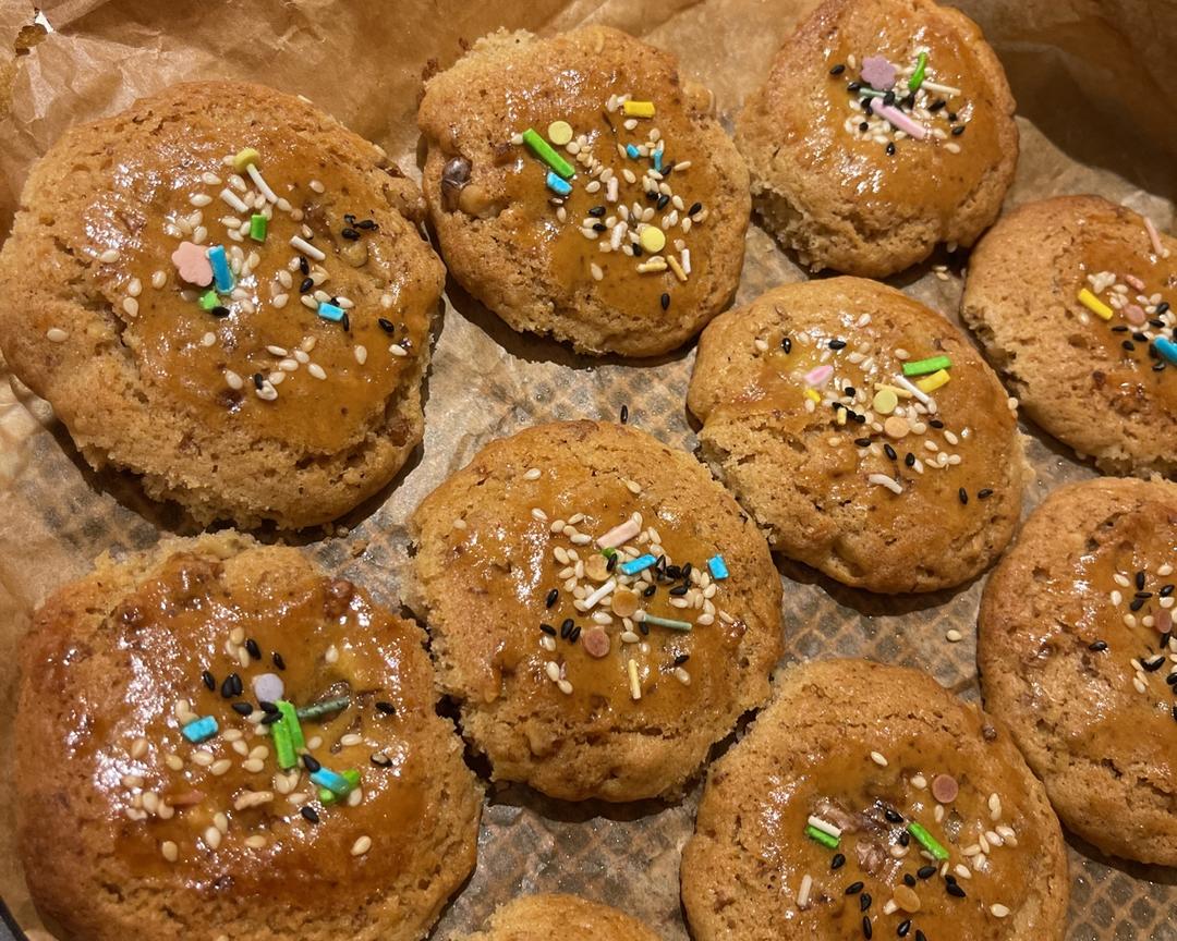 超酥脆核桃酥超简单超好吃低油健康的儿童零食（核桃可换花生：变身花生酥）的做法