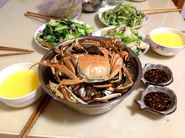 为家人做晚餐