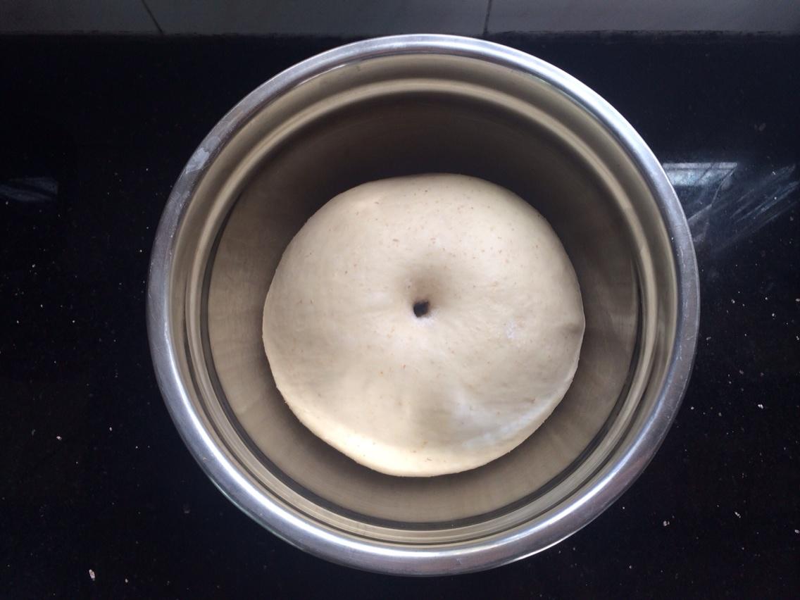 椰香蜜豆全麦波兰面包的做法 步骤10
