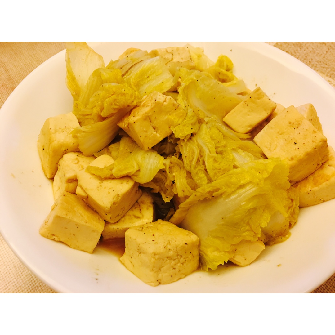 白菜炖豆腐