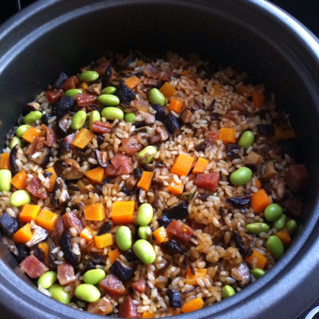 小三_做的电锅菜饭