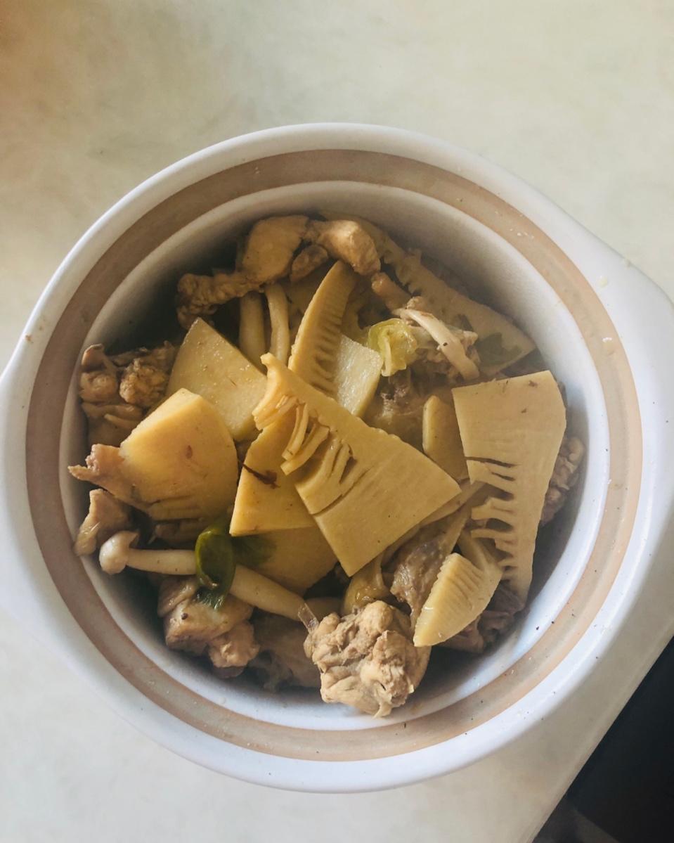黄油春笋鸡