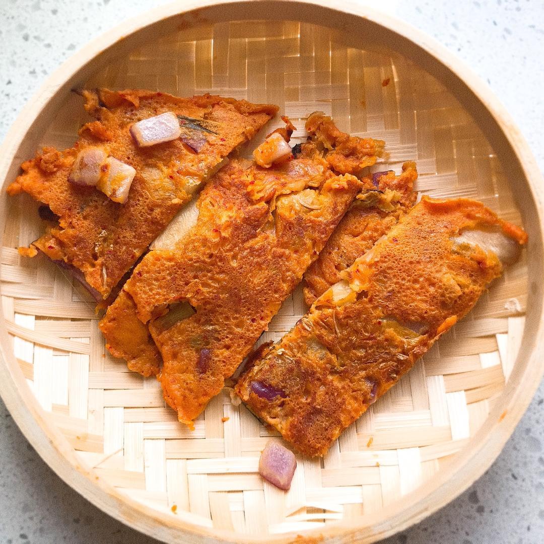 堂妈教你做泡菜饼
