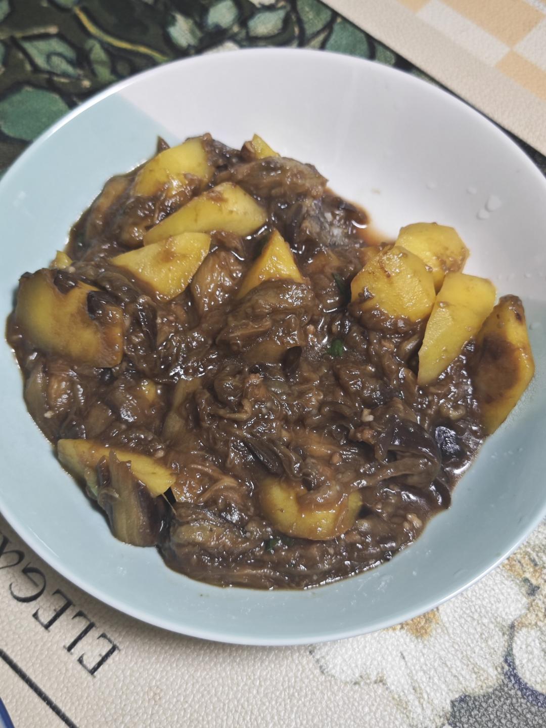 不用油的下饭地三鲜