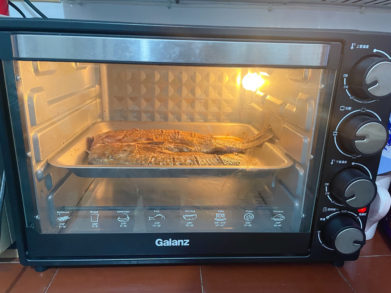 周三美食❤️家庭版烤箱烤鱼的做法 步骤3