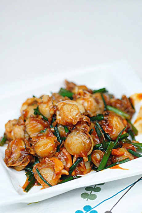 韩味扇贝的做法