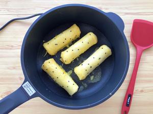 能拉丝的芝士芋泥吐司卷❗️零难度巨好吃的做法 步骤14