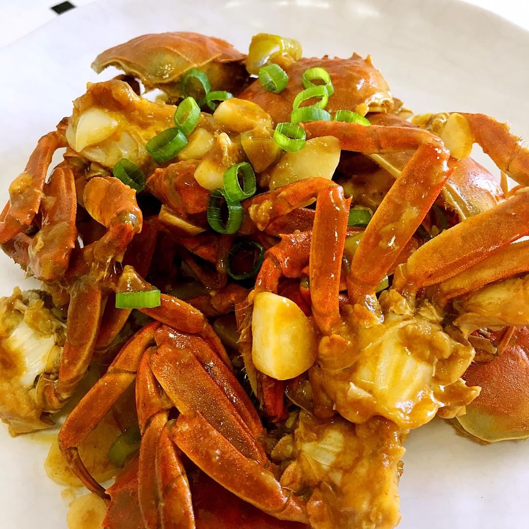 花生妈de小厨房做的堂妈教你做酱爆螃蟹