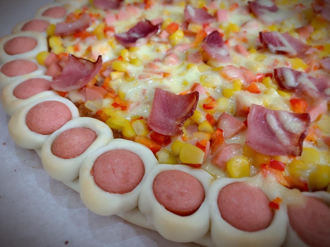 金枪鱼火腿pizza