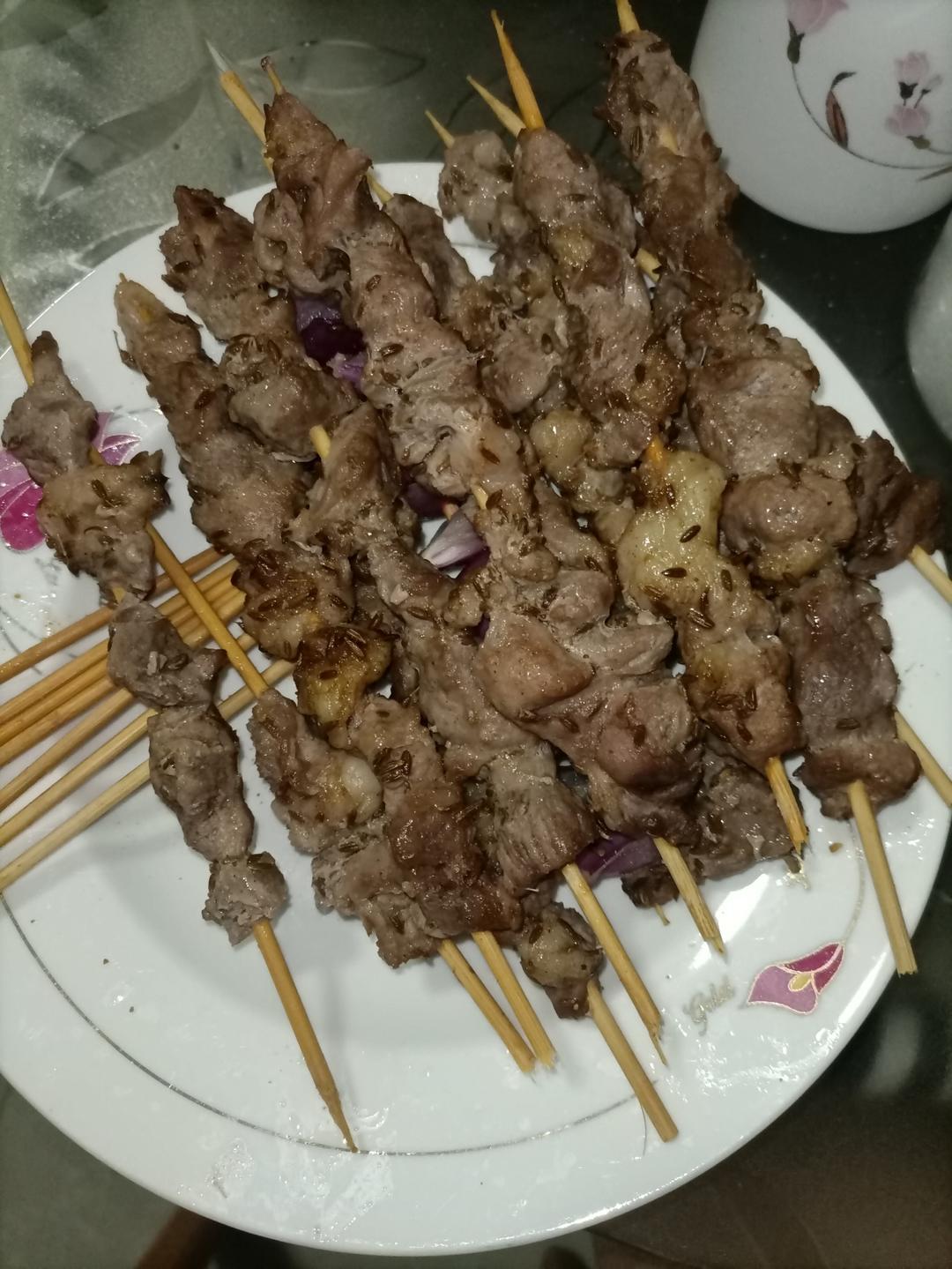 烤完不柴的电烤箱羊肉串