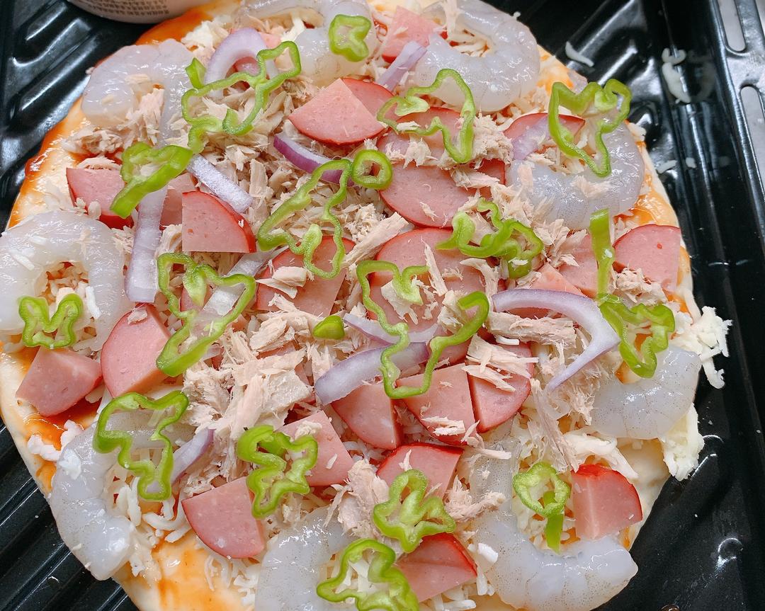 叮咚披萨饼底/半自制🍕的做法 步骤5