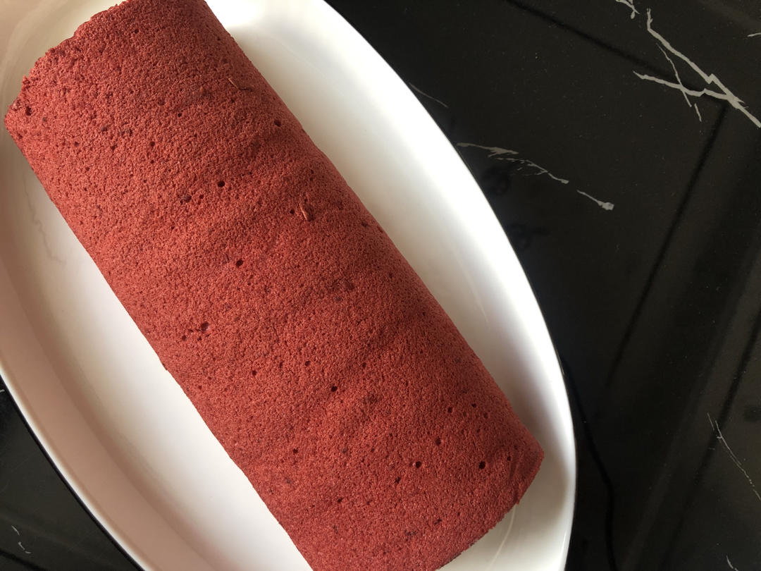 红丝绒蛋糕卷（超详细）