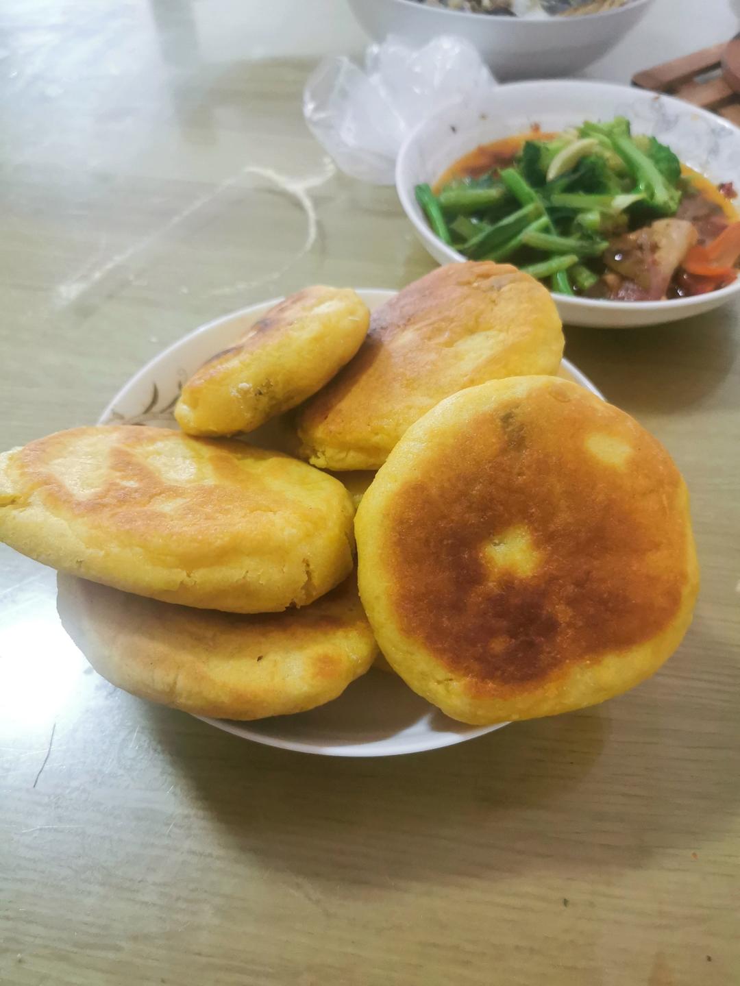 玉米雪菜饼