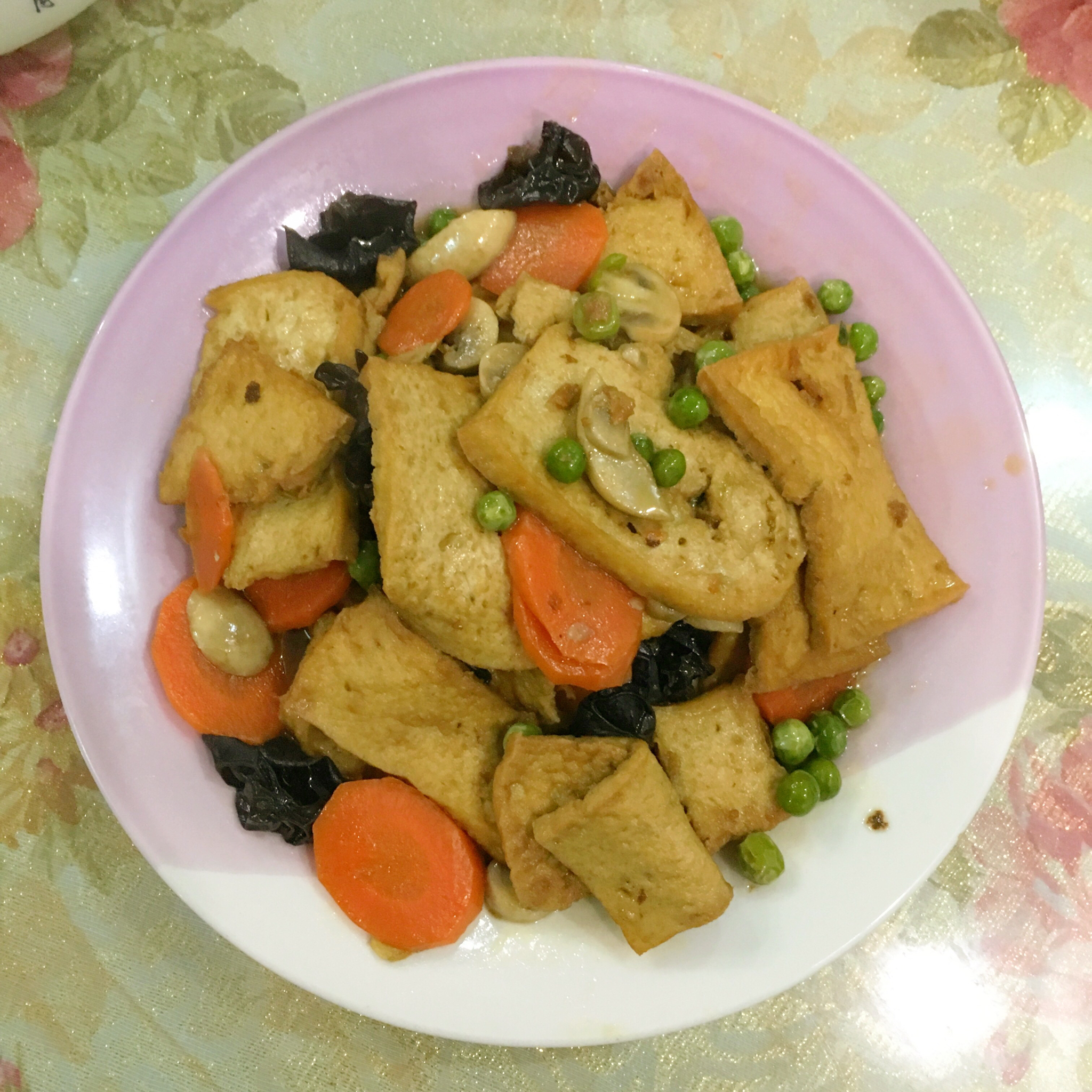 沐梓澈做的八珍豆腐