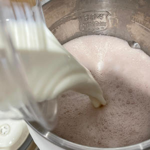 香甜丝滑的红豆沙牛乳的做法 步骤3