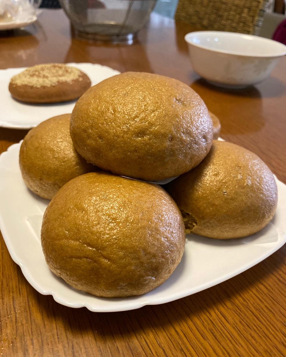 豆渣好去处--红糖豆渣馒头
