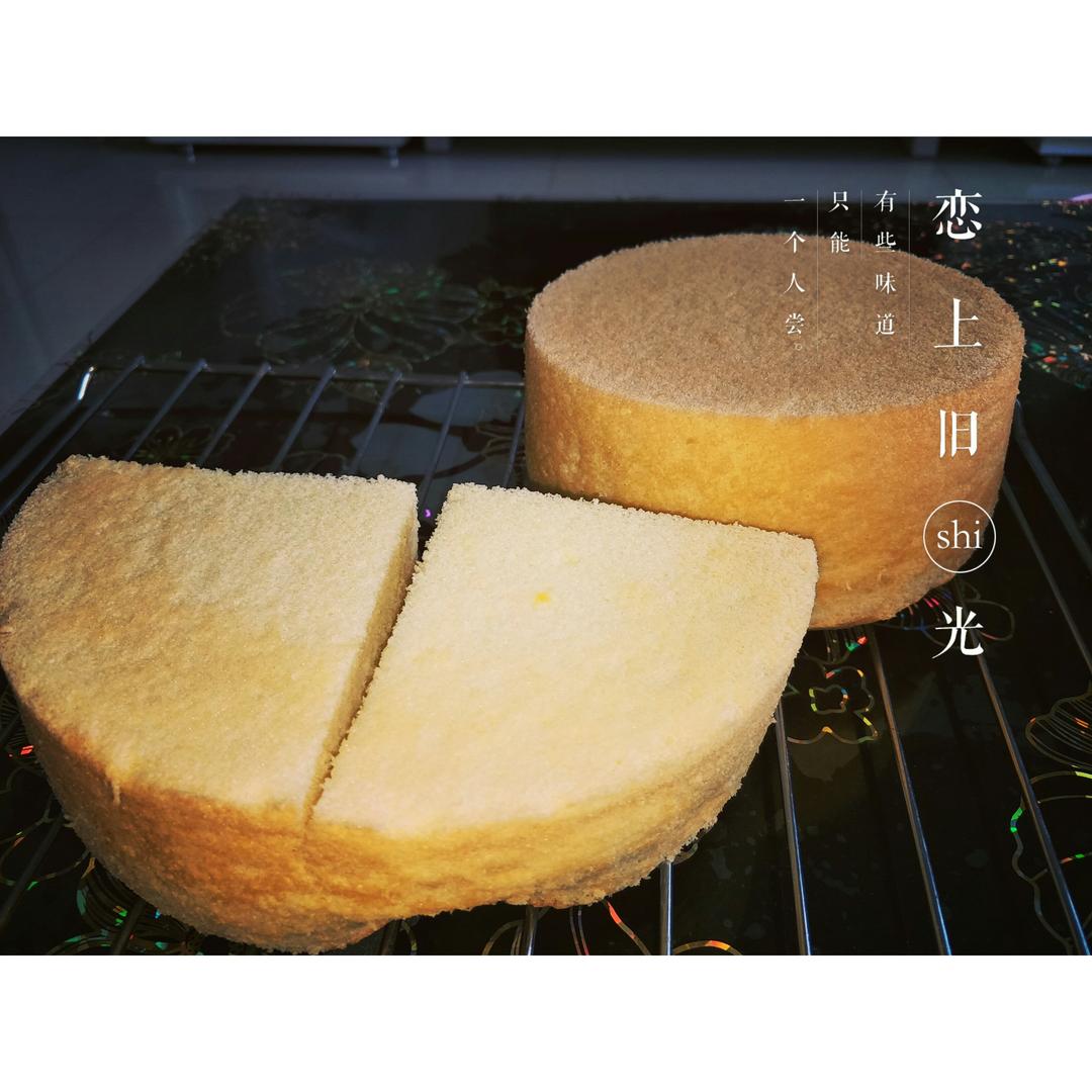 6寸原味戚风蛋糕