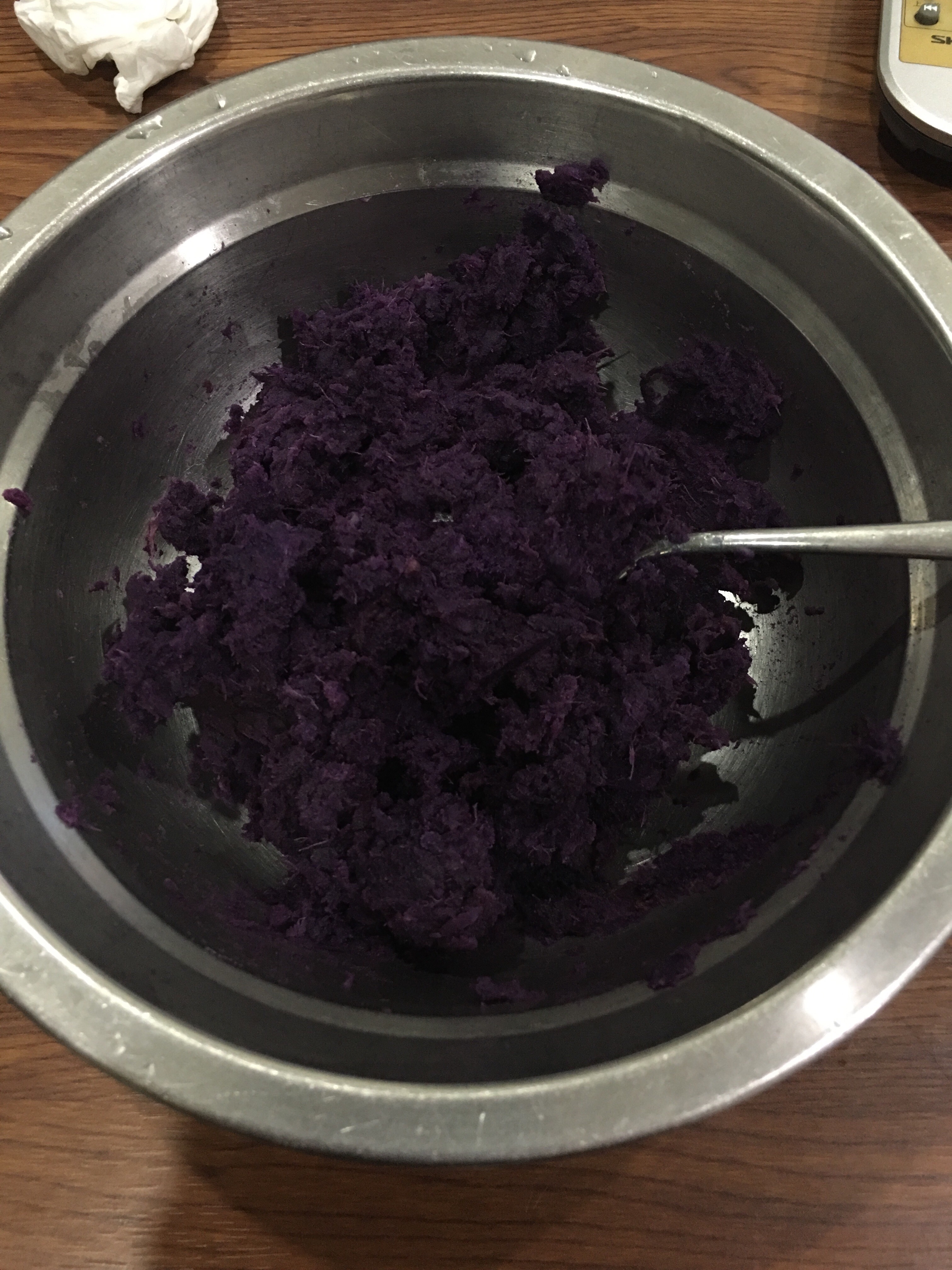 蜂蜜紫薯糕的做法 步骤2