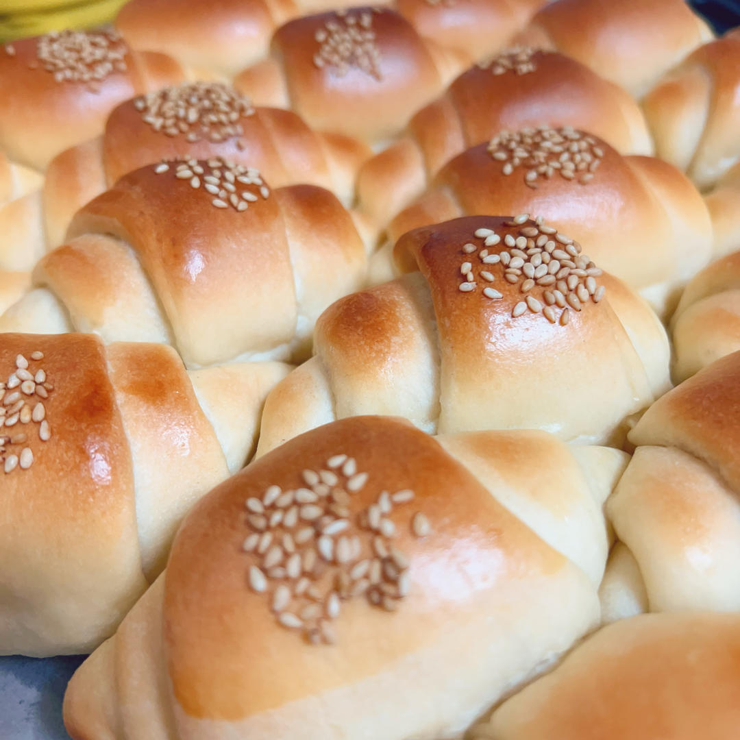 牛奶面包卷（直接法）