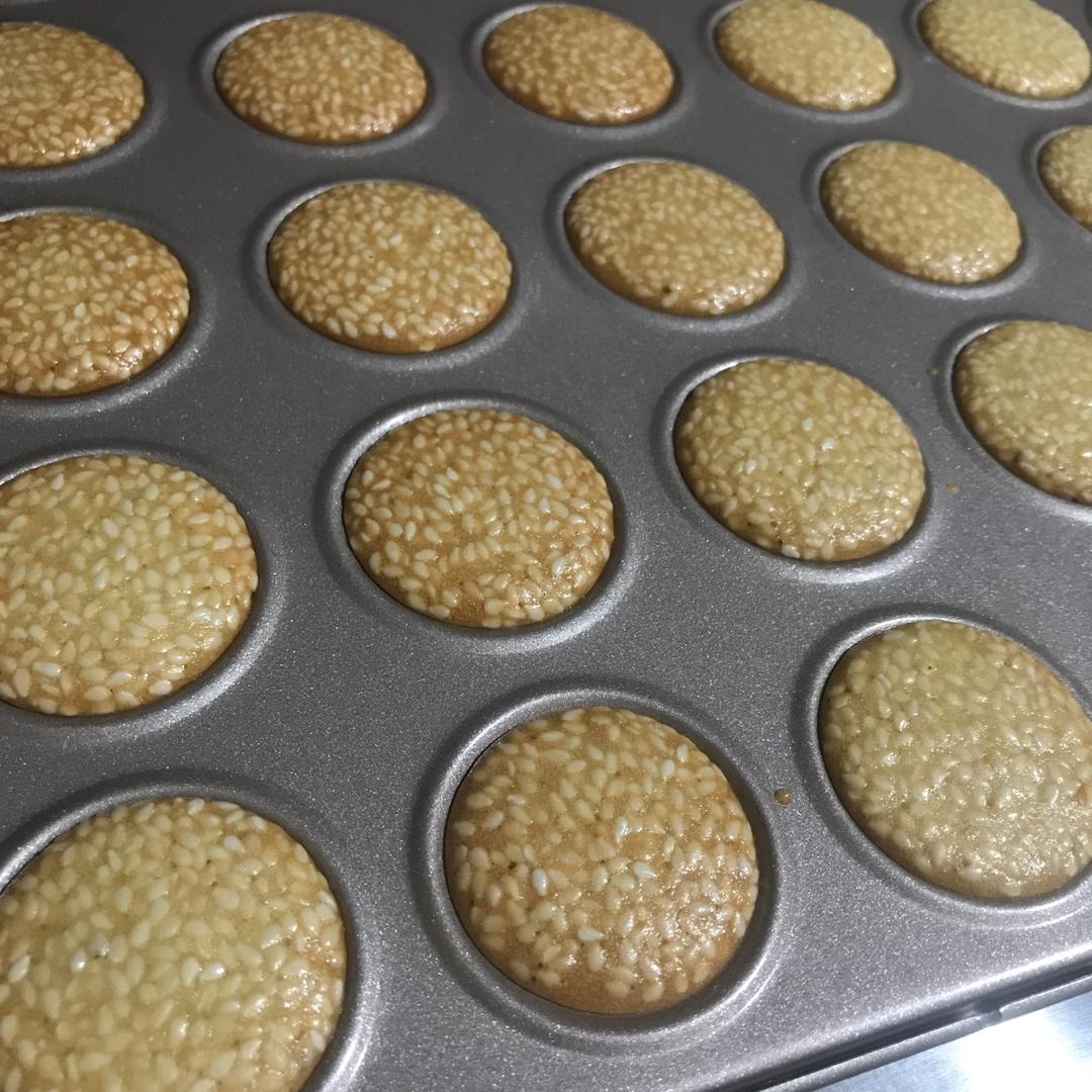 芝麻薄脆蛋白饼干