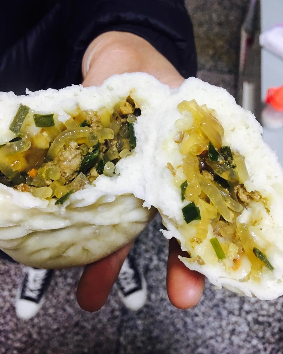皮薄馅儿大的粉丝肉末包子（馅料做法）