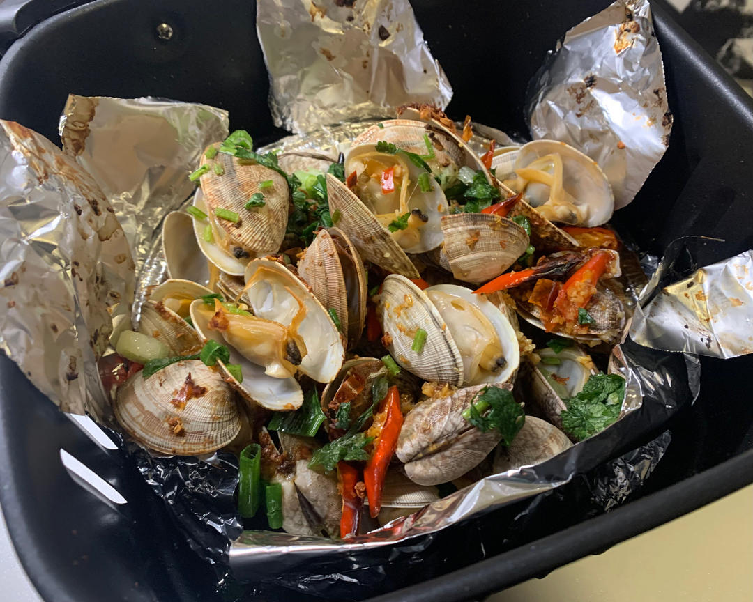 空气炸锅/炒鸡好吃的锡纸花甲～秒杀路边摊