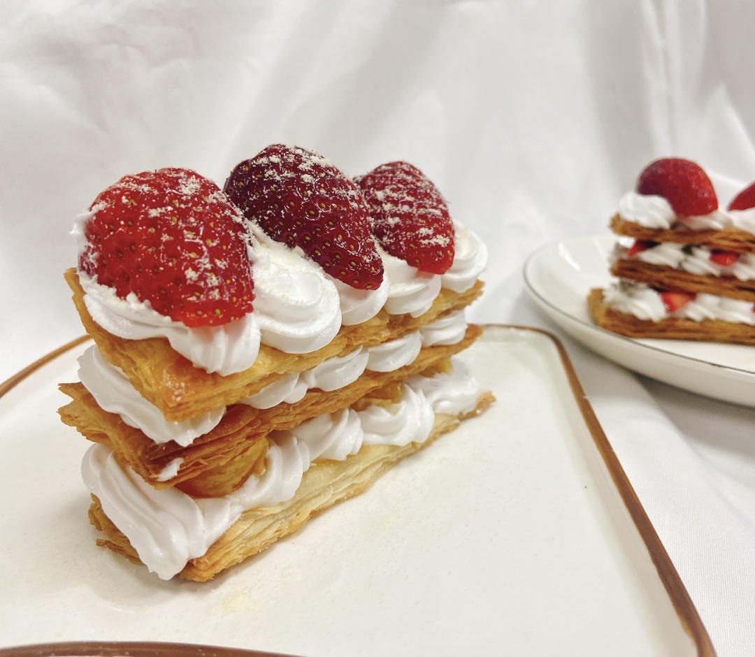 🔥手抓饼的百变吃法：拿破仑蛋糕