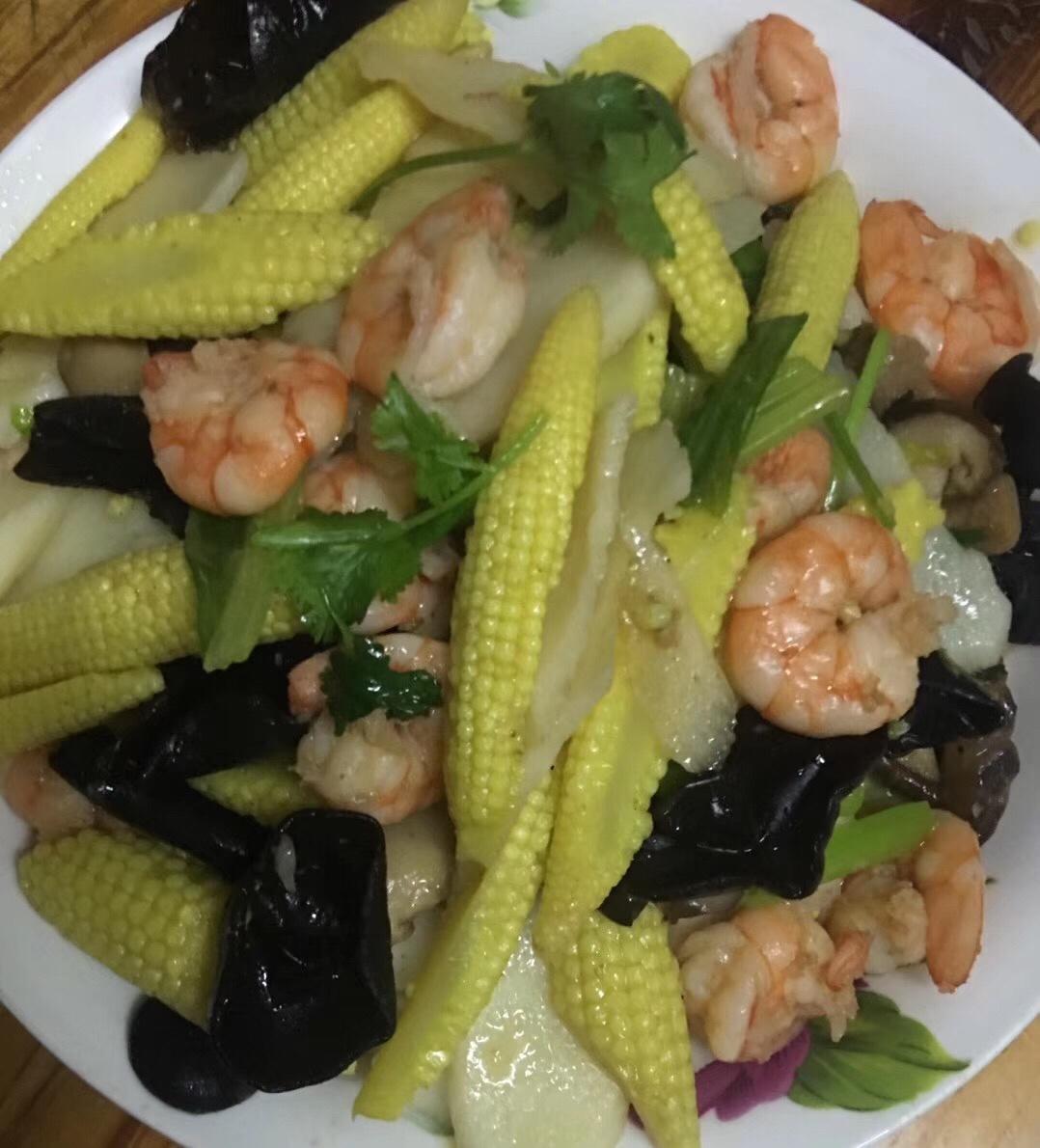 『减肥餐』鸡胸肉炒玉米笋