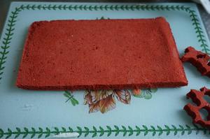 红丝绒奶油蛋糕小块的做法 步骤12