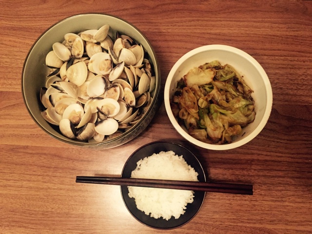 酒蒸蛤蜊