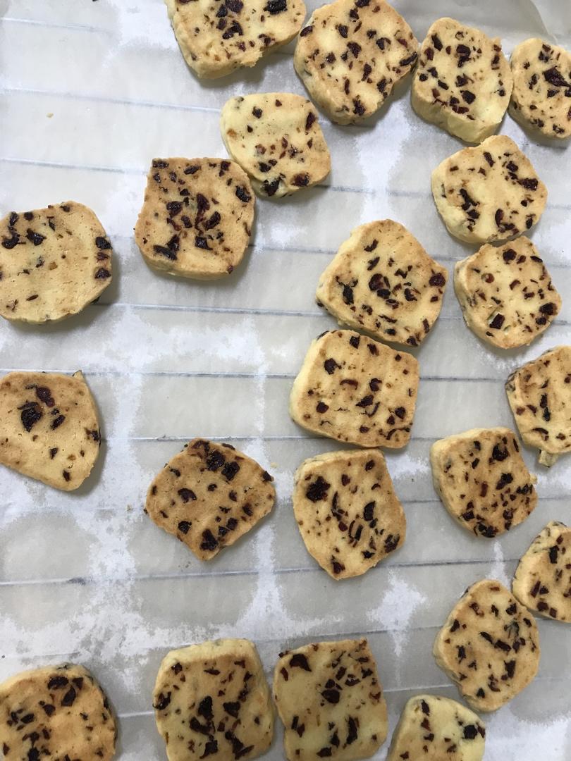 低糖少油版蔓越莓饼干