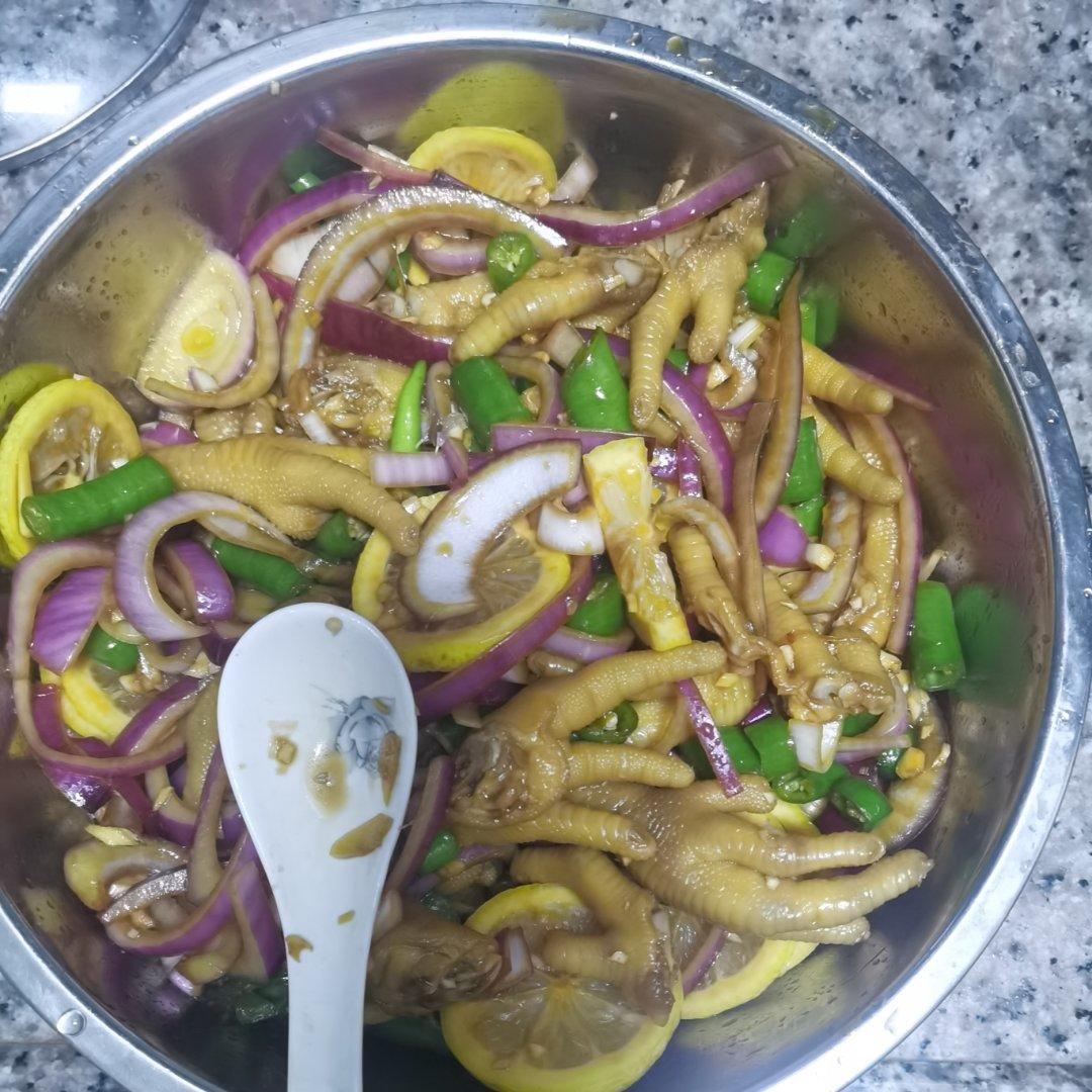 【柠檬酸辣鸡爪】自制超级无敌美味的网红鸡爪