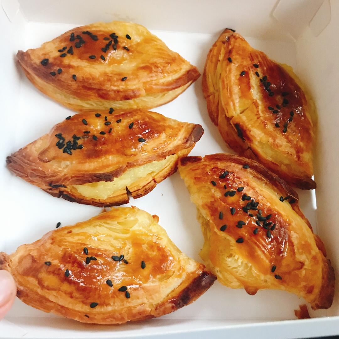 懒人版蛋挞榴莲酥