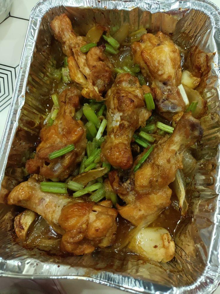 简单烤鸡腿