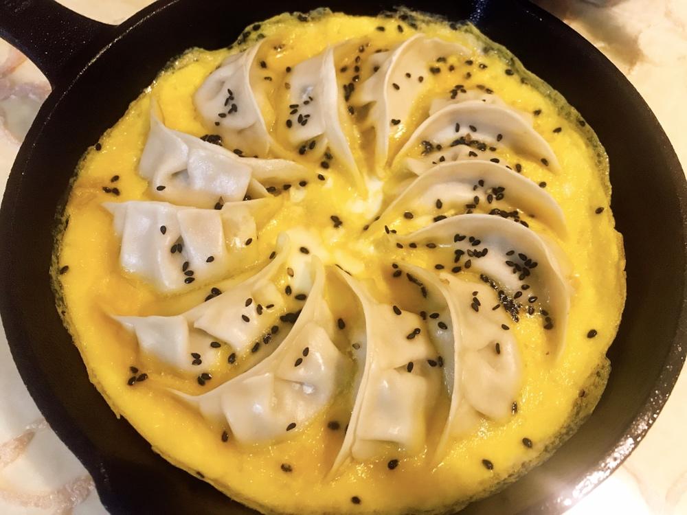 懒人快手抱蛋煎饺