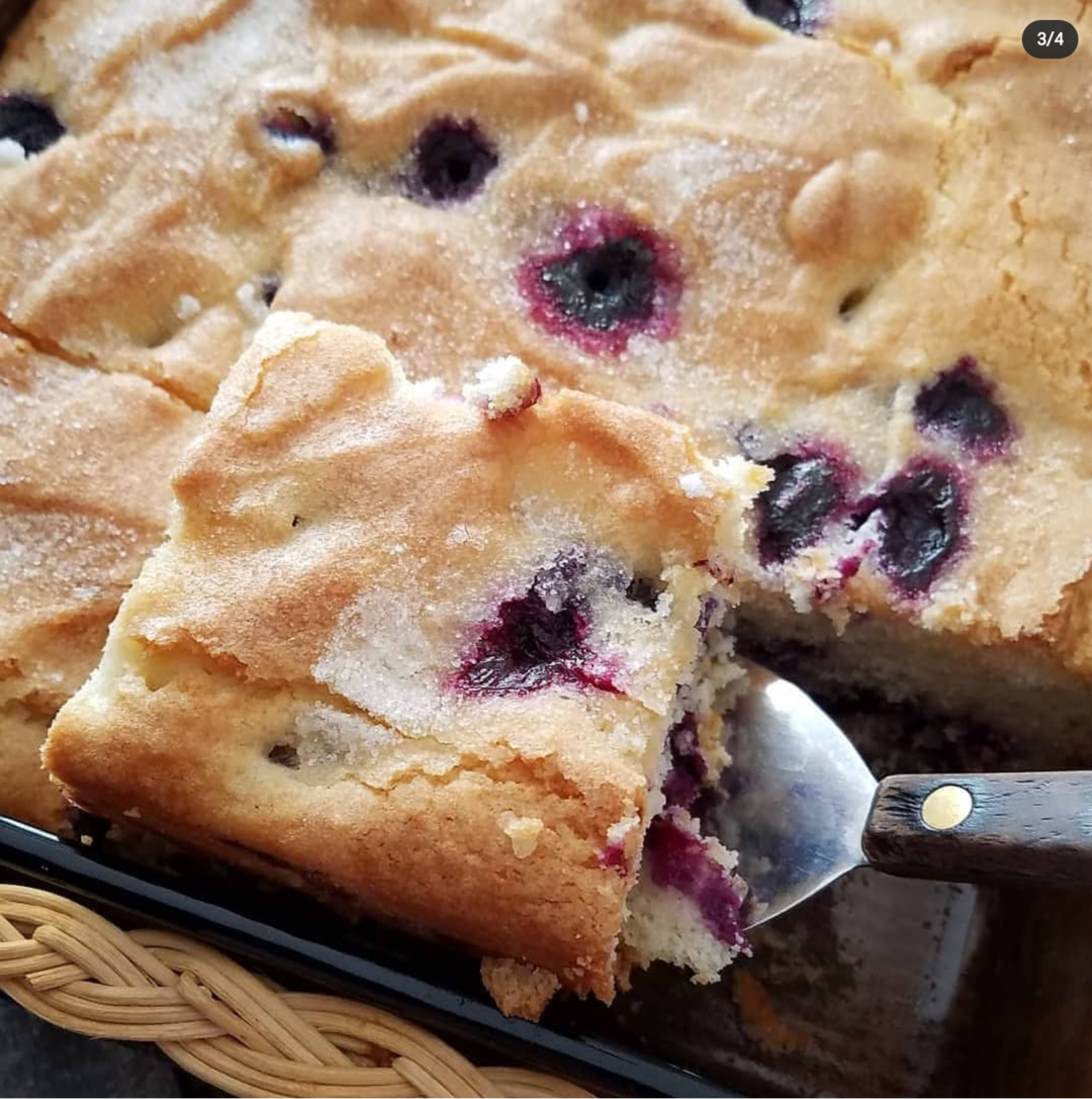 白脱奶蓝莓早餐蛋糕Buttermilk Blueberry Breakfast Cake