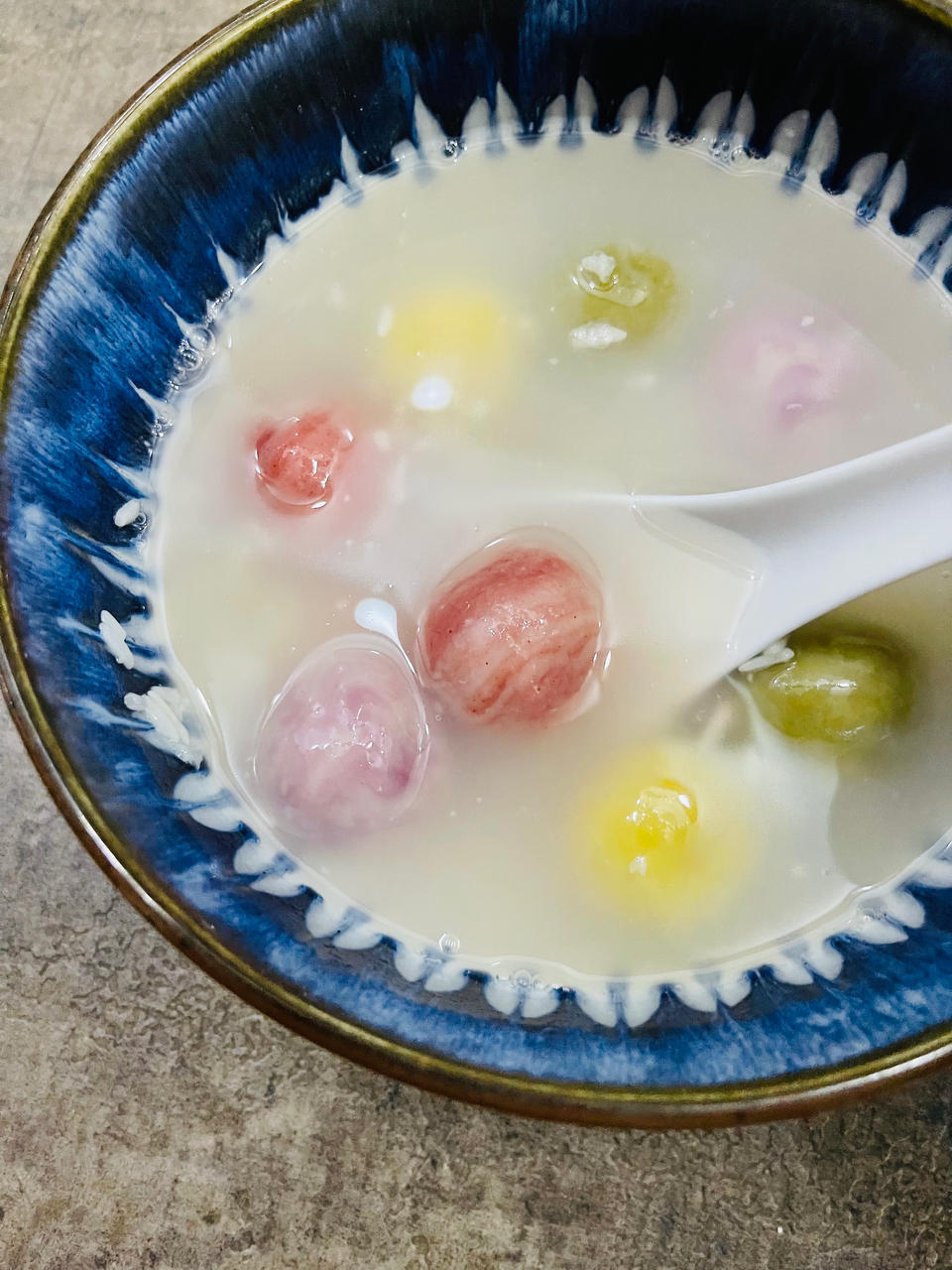 元宵节食谱✨低糖低油💕高颜值大理石汤圆🍡