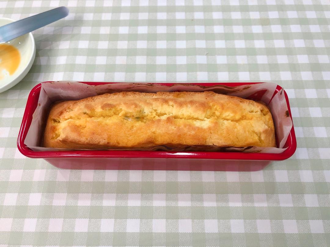 轻盈百香果磅蛋糕