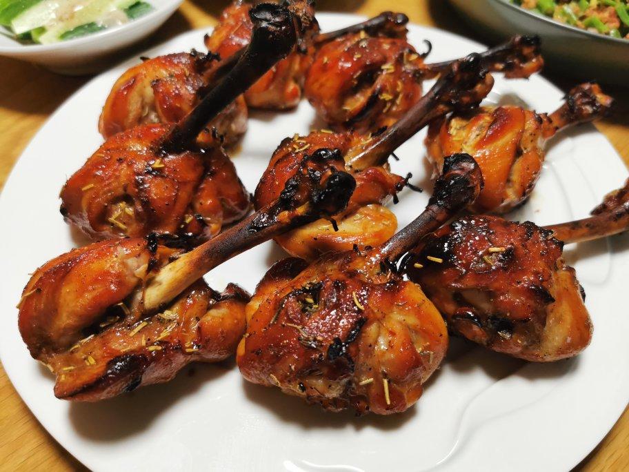 外焦里嫩烤鸡腿「烤箱版」