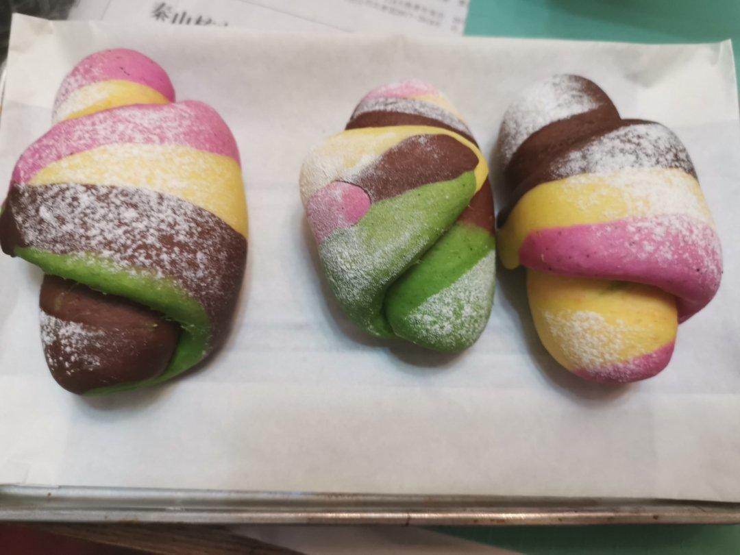 🌈彩虹黄油面包卷