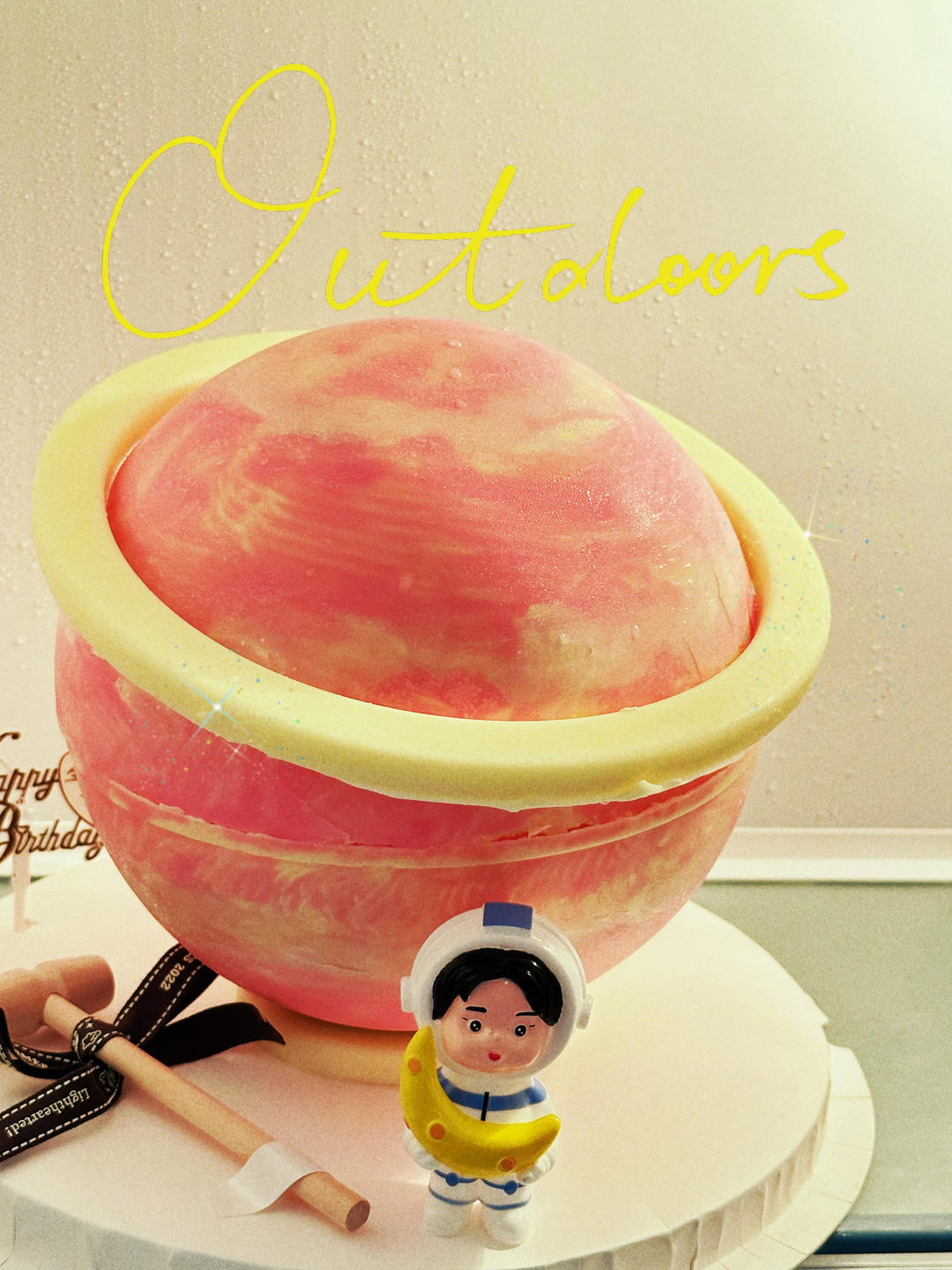 星球蛋糕，巧克力星空球蛋糕，简便版