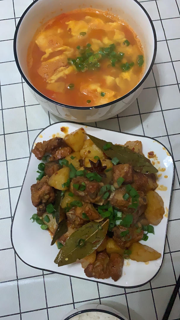 土豆烧排骨