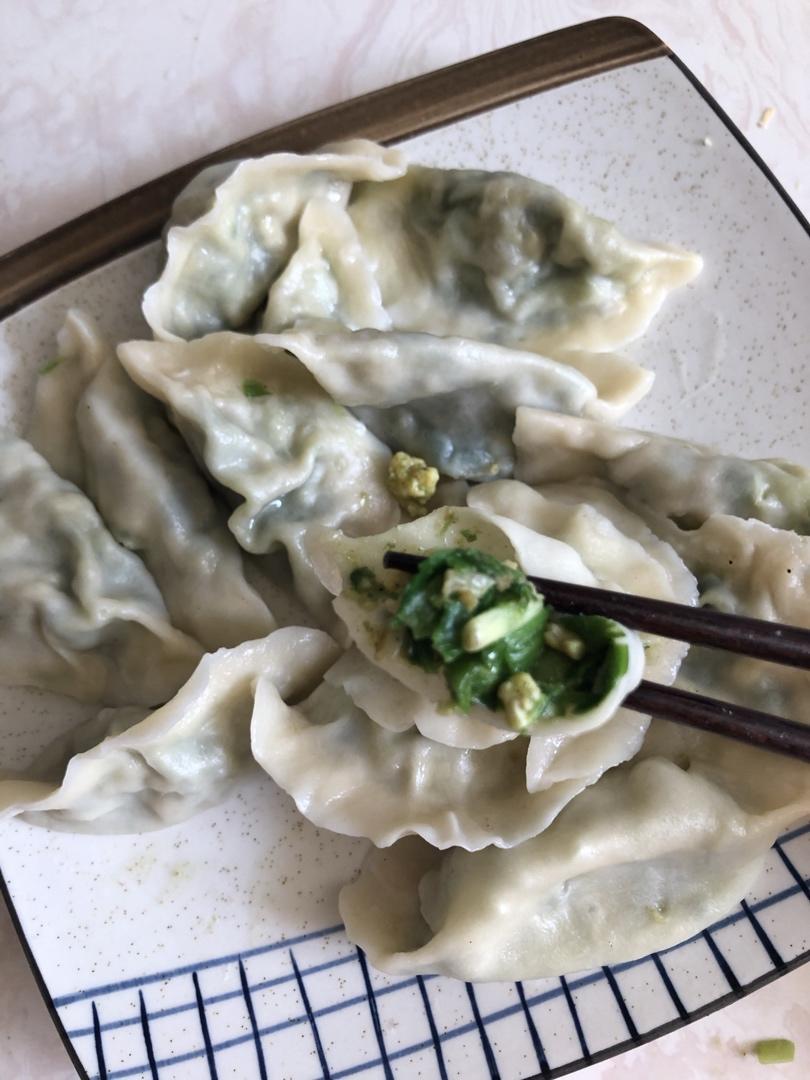 快手韭菜鸡蛋饺子韭菜不出水操作