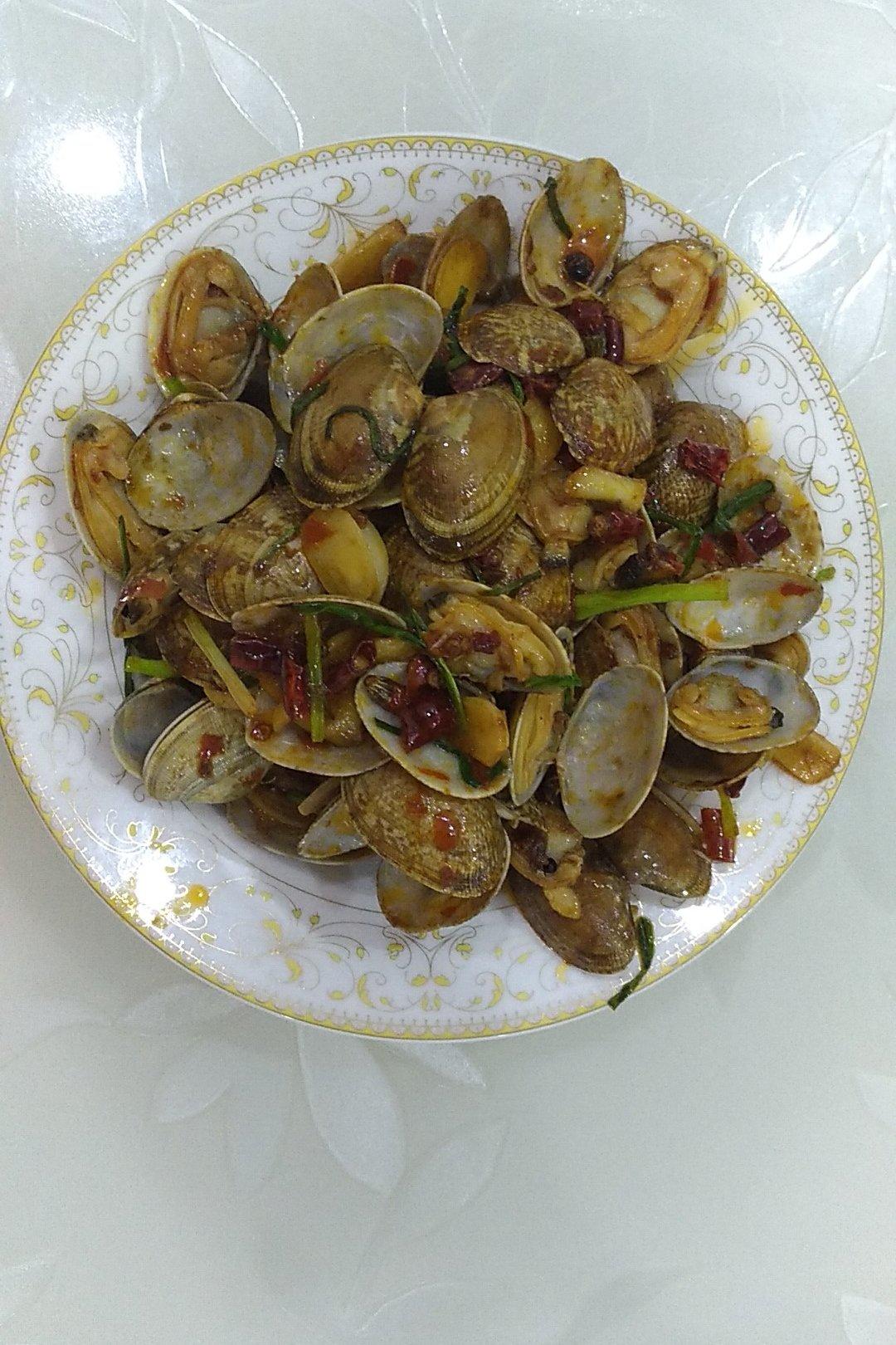 辣炒花甲
