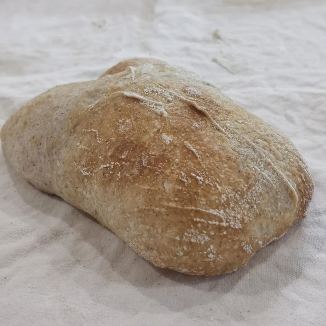 黑麦恰巴塔丨直接法·免酵种·新手友好