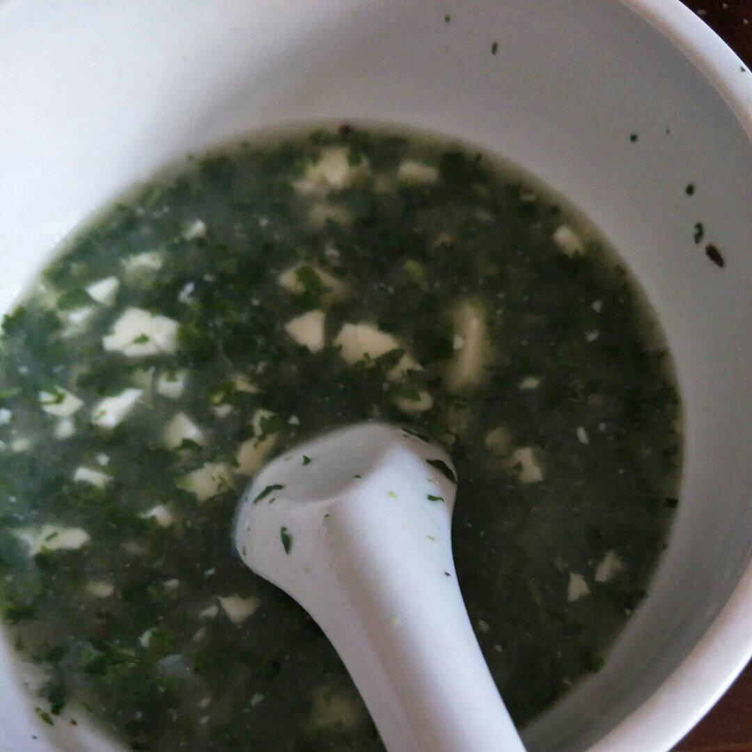 荠菜豆腐羹